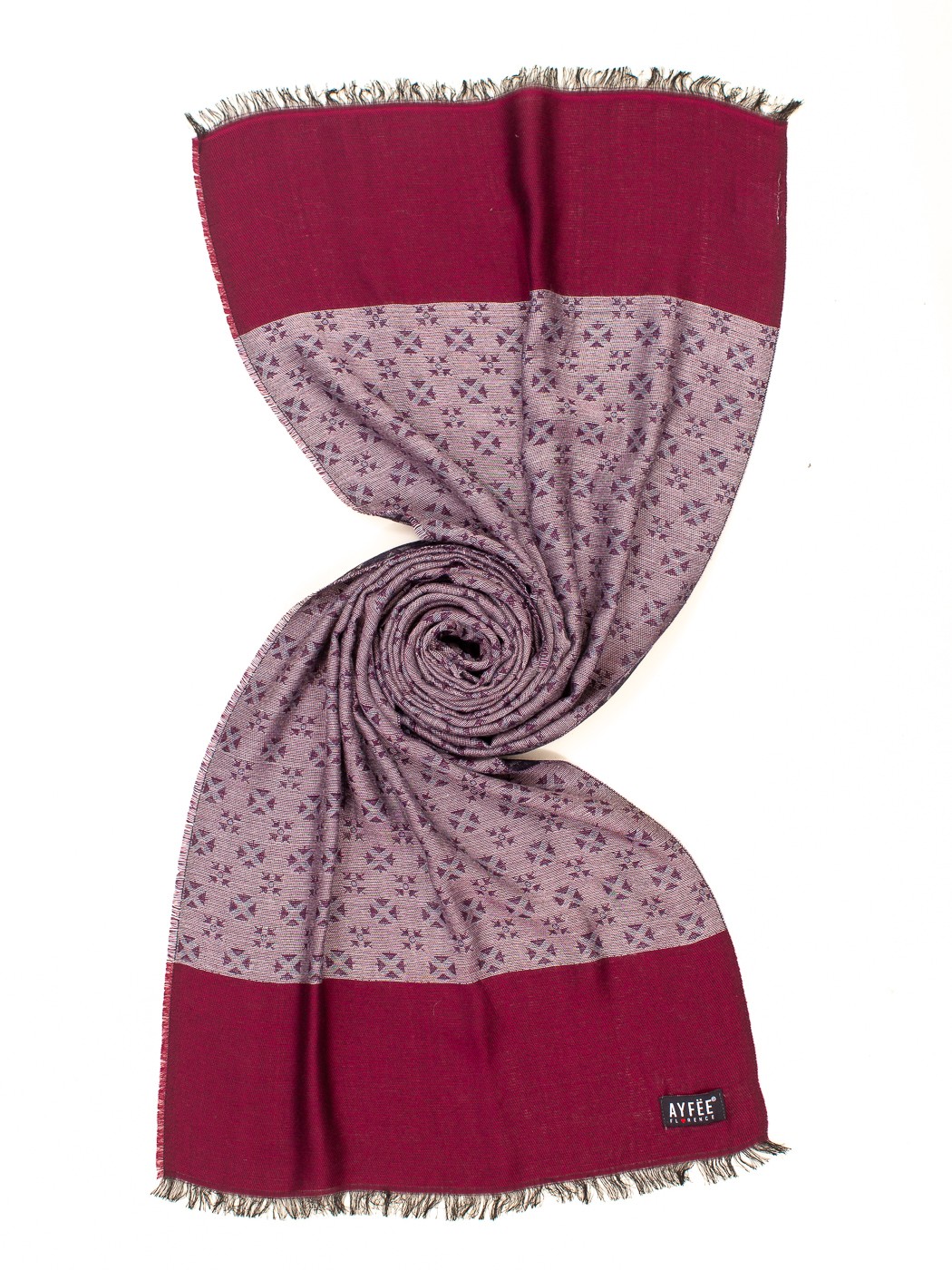 STOLA UOMO JACQUARD TIE, 180X40 - RED